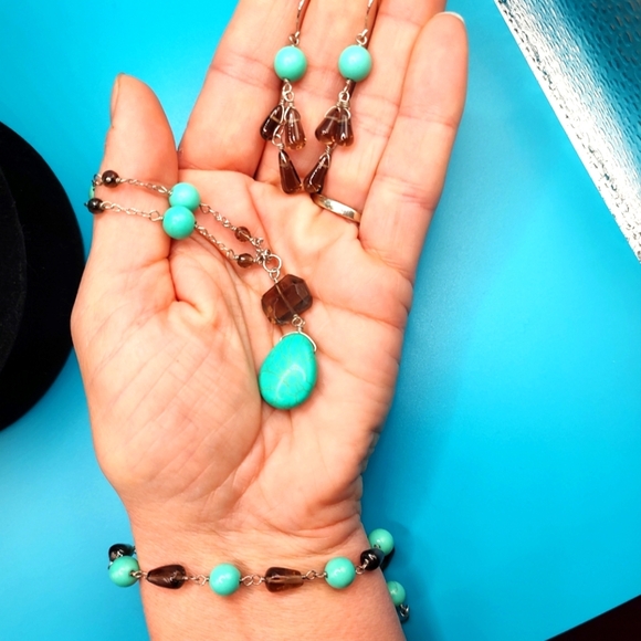 TWENTYFIRST Collection Bundle - Sterling Silver Semi Precious Turquoise … - Picture 2 of 14